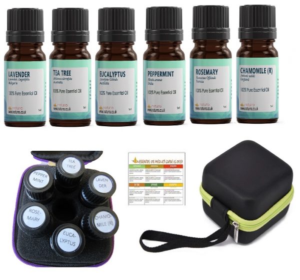 6 Essential Oils Natural Home Medi-Kit